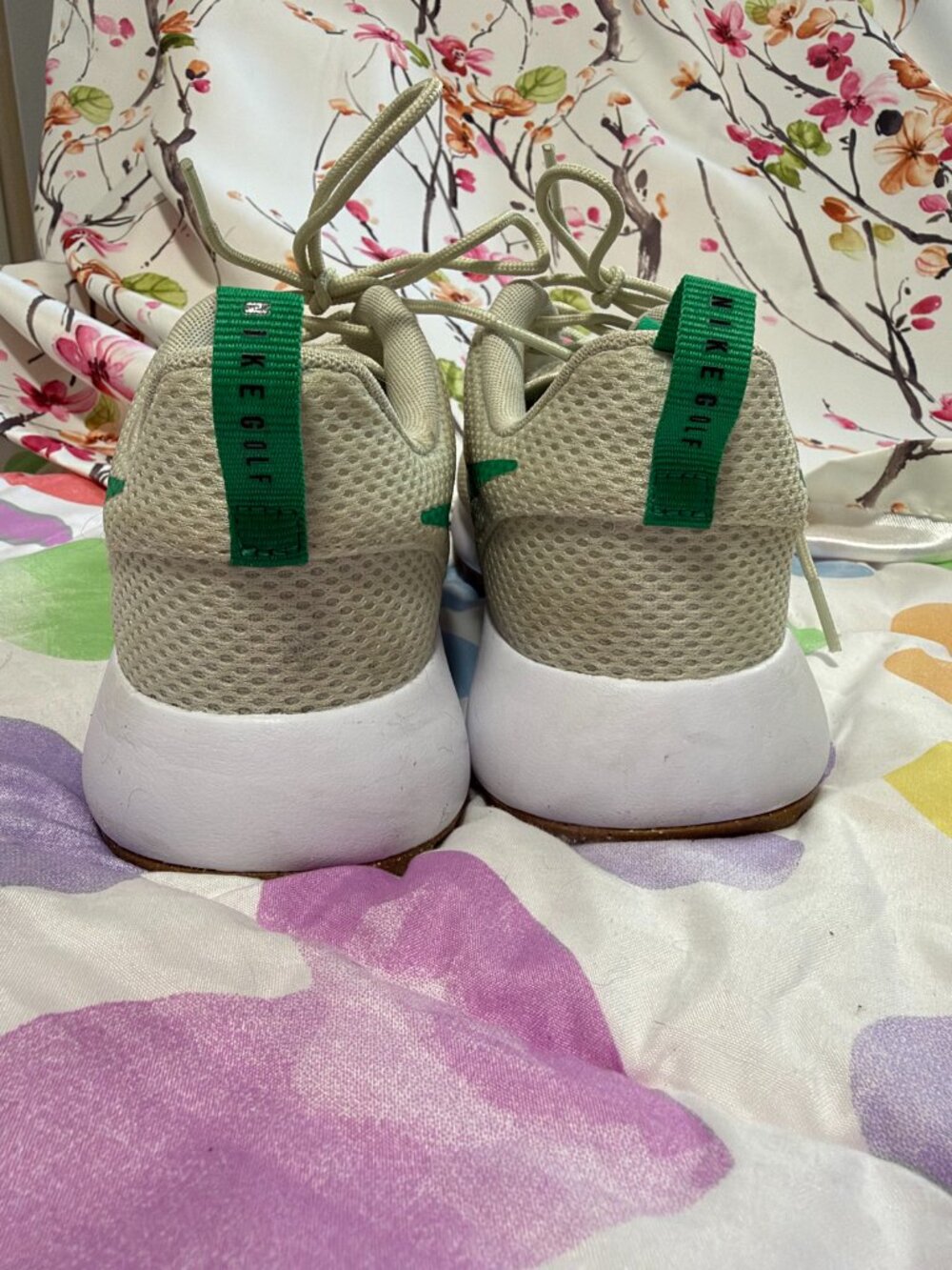 Nike Roshe G Golf Shoes – Cream/Green